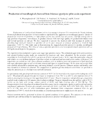 Production of Metallurgical Charcoal from Biomass Pyrolysis: Pilot-Scale Experiment