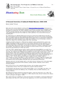 Illuminating Texts Bessie Condos Tichauer, Editor