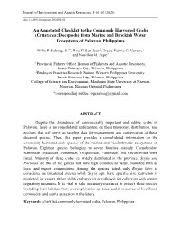 Journal of Environment and Aquatic Resources. 5: 1-9 (2020)
