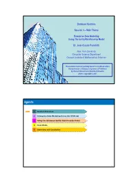 Enterprise Data Modeling Using the Entity-Relationship Model