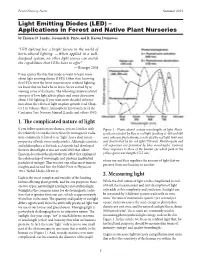 Light Emitting Diodes (LED): Applications in Forest