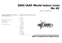 Lists N.No 42, All, 2002