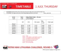 RMC 3 Timetable