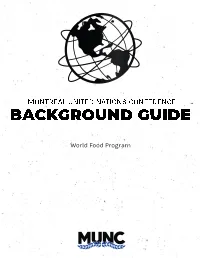 World Food Program 1