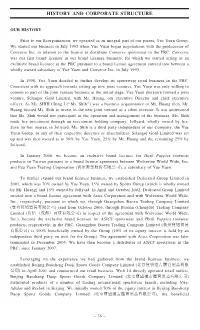 History and Corporate Structure