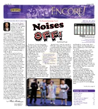 Inside This Issue... of the Theatre, Are Part of What Makes Summer Shows 1-3 Having a Professional Theatre in Our Alumni News 4 Community Such a Good Idea
