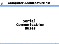 Serial Communication Buses