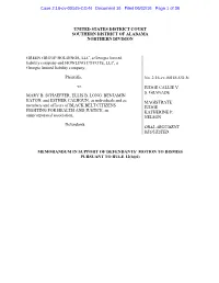 Case 2:16-Cv-00145-CG-N Document 16 Filed 06/02/16 Page 1 of 36