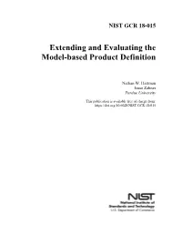 Extending and Evaluating the Model-Based Product Definition