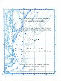 Hydrography and Hydrodynamics of Virginia Estuaries