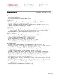 Metaphysics Competences: Epistemology, Language, Mind, Science