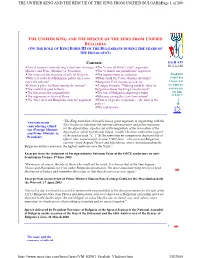 THE UNIFIER KING and the RESCUE of the JEWS from UNIFIED Bulgariapage 1 of 200