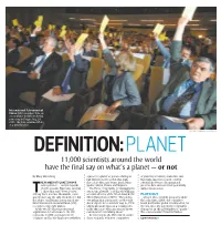 11000 Scientists Around the World Have the Final Say on What's a Planet