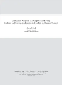 Kindness and Compassion Practice in Buddhist and Secular Contexts