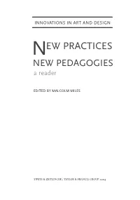 New Practices, New Pedagogies