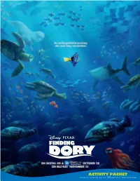Finding Dory Activity Packet
