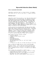 Myocardial Infarction (Heart Attack)