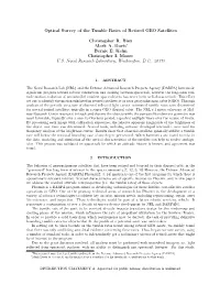Optical Survey of the Tumble Rates of Retired GEO Satellites Christopher R. Binz Mark A. Davis∗ Bernie E. Kelm Christopher I