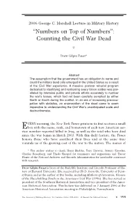 0995-1010 FAUST--Counting CW Dead