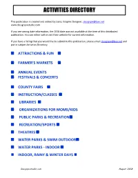 Activities Directory