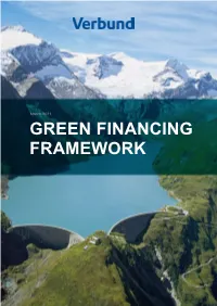 GREEN FINANCING FRAMEWORK Green Financing Framework