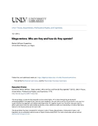 Mega-Renters: Who Are They and How Do They Operate?