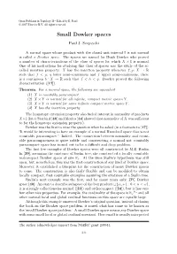 Small Dowker Spaces