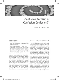 Confucian Pacifism Or Confucian Confusion?1