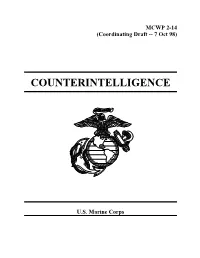 Counterintelligence