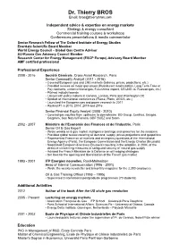 Dr. Thierry BROS Email: Bros@Thierrybros.Com