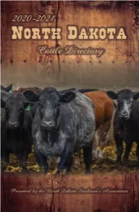 View 2020-21 North Dakota Cattle Directory