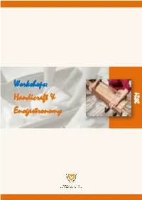 Workshops Handicraft and Enogastronomy In