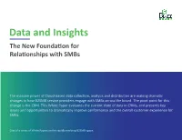 Buzzboard the B2SMB Data and Insights Report Oct 2018