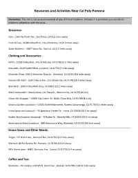 Resources and Activities Near Cal Poly Pomona