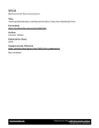 Teaching Bioinformatics and Neuroinformatics Using Free Web-Based Tools