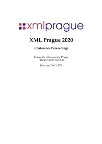 XML Prague 2020