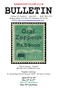 2019 ISSN: 0046-1318 Mailing Address: P.O