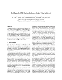 Building a Scalable Multimedia Search Engine Using Infiniband
