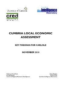 Carlisle Key Findings Report. Nov 2010