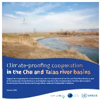 Climate-Proofing Cooperation in the Chu and Talas River Basins