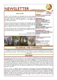 CWA E-Newsletter Winter 2009