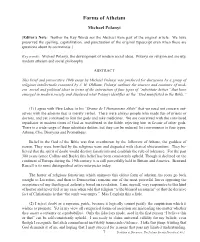 Forms of Atheism Michael Polanyi