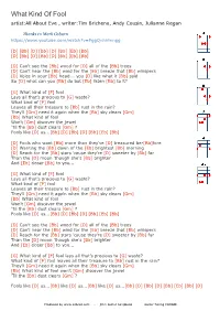 Existing Songbook