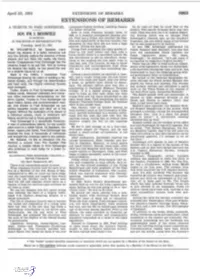 Extensions of Remarks