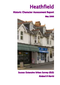 Heathfield EUS Report & Maps