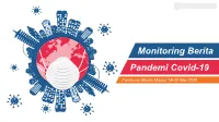 Monitoring Berita Pandemi Covid-19