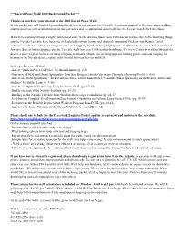 Previous Peacewalk Background Packet (PDF)