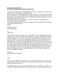 General Correspondence PS-2020-02 Lease Free Implementation Plan