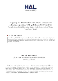 Mapping the Drivers of Uncertainty in Atmospheric Selenium Deposition