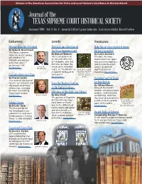 Message from the President Executive Director's Page Fellows Column